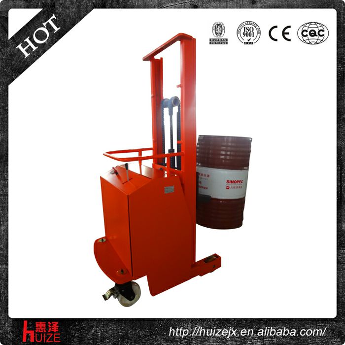 半電動配重油桶車（無底腿,只堆垛，不翻轉(zhuǎn)）