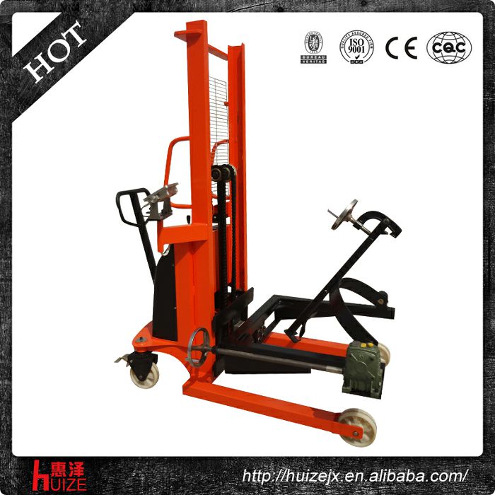 半電動(dòng)稱重油桶車（夾鐵桶，手搖翻轉(zhuǎn)）